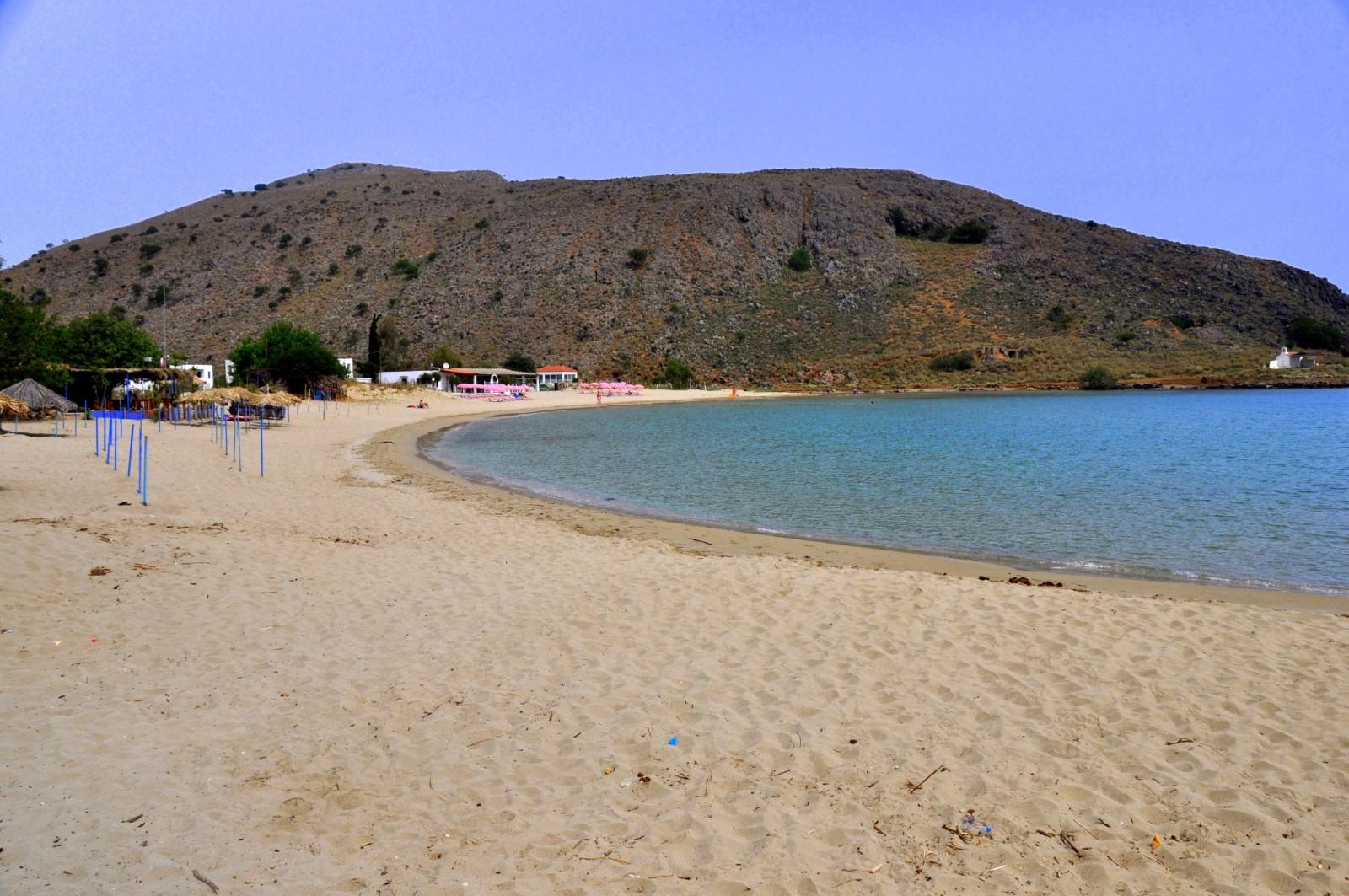 The amazing beach of Kalivaki in Georgioupolis