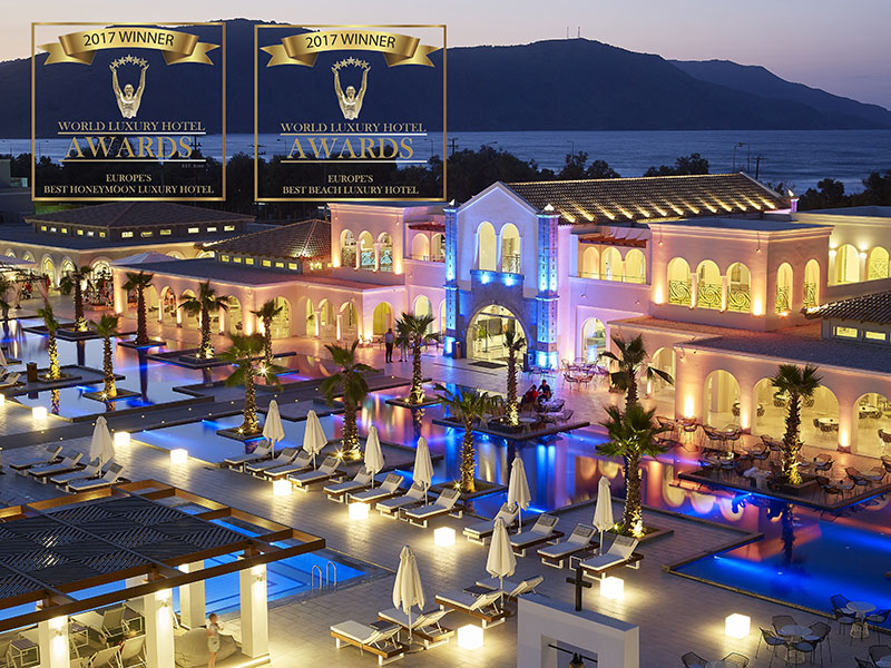 «Best Honeymoon Luxury Hotel» & «Best Beach Luxury Hotel» In Europe Awards