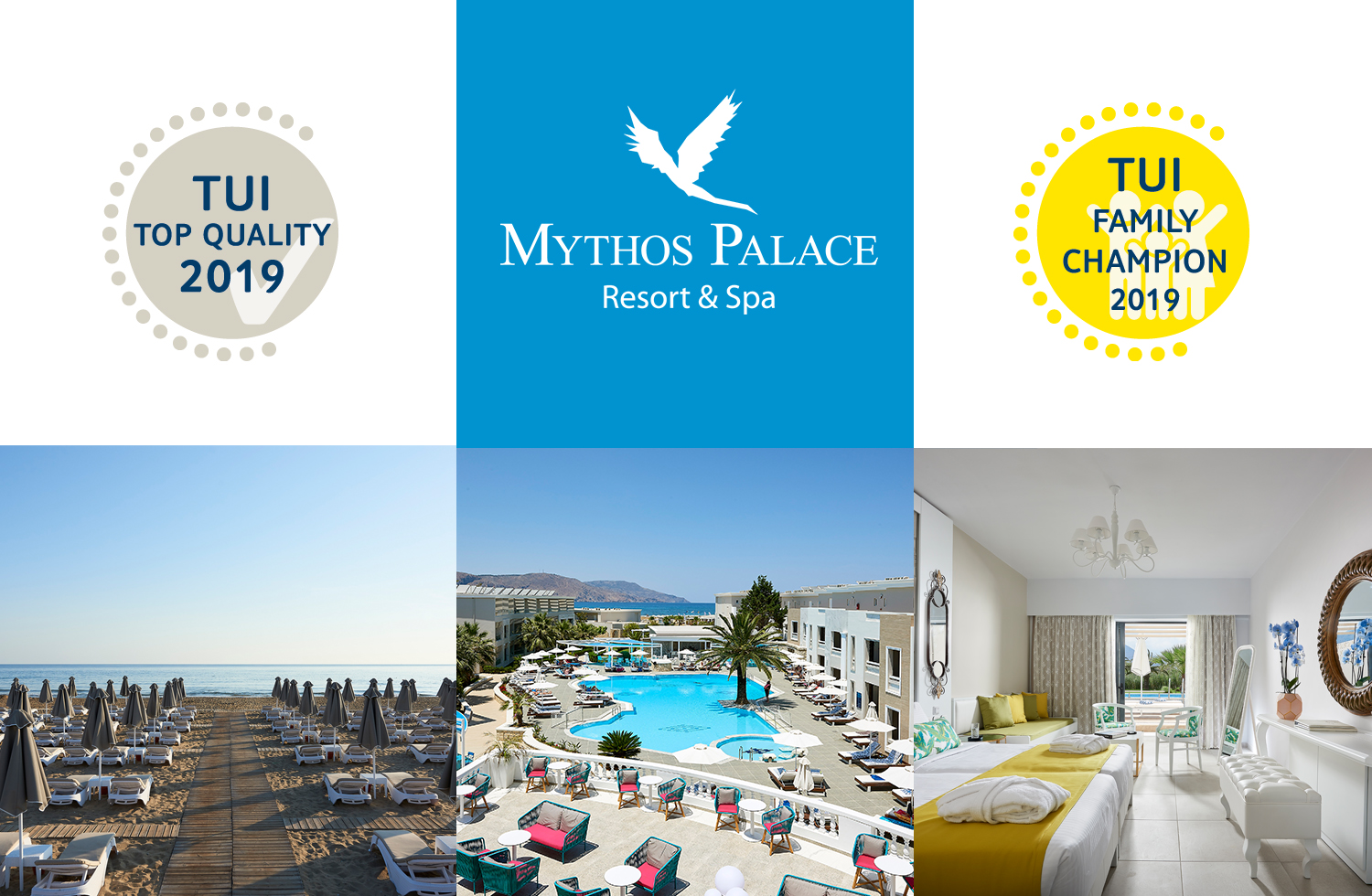 Mythos Palace awarded by TUI