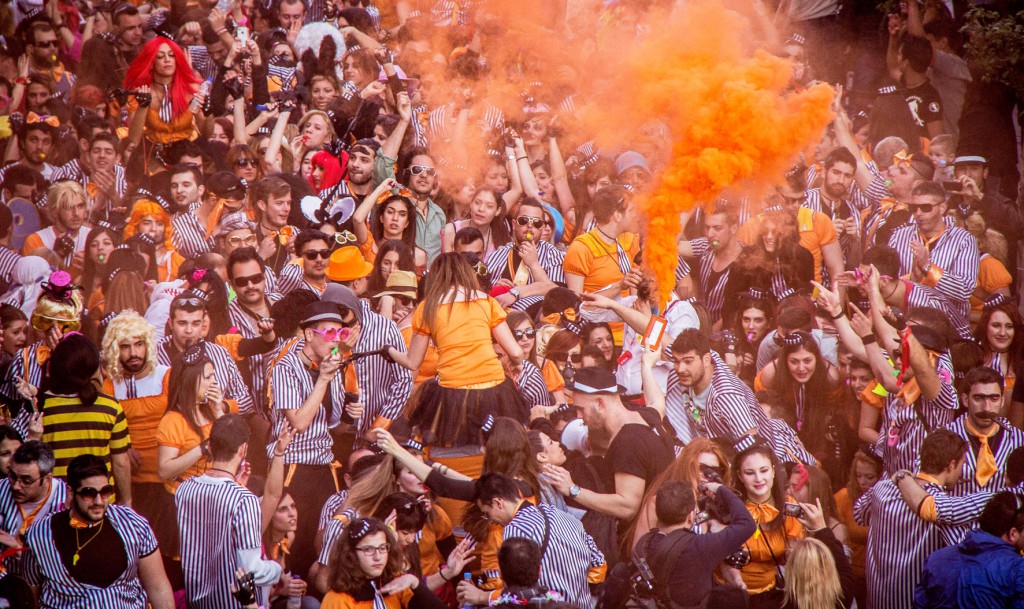 Revellers at the 2018 Grand Parade: Photo: Municipality of Rethymno