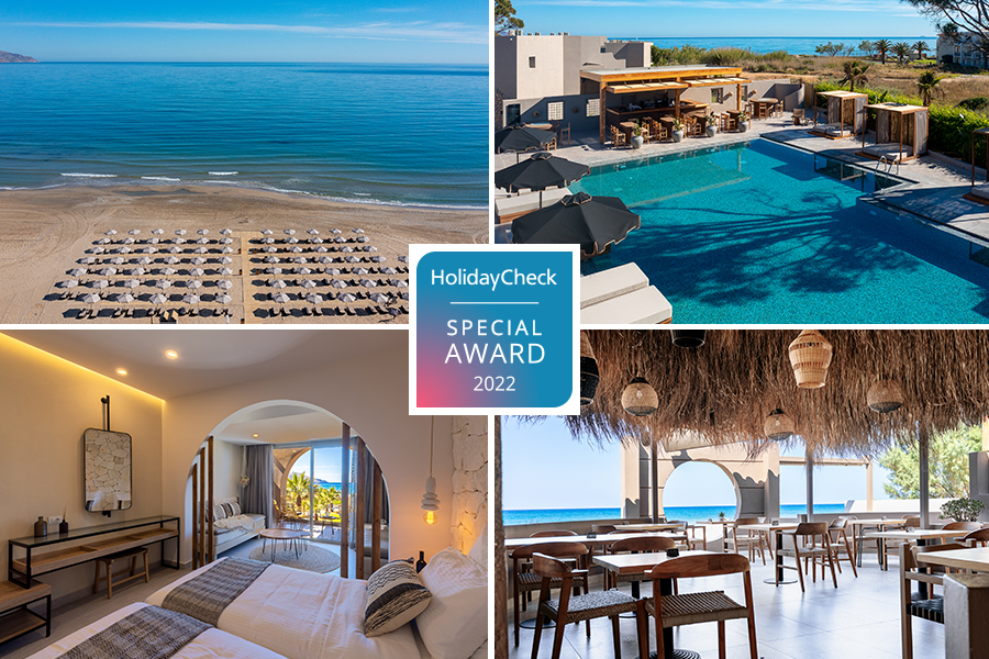 HolidayCheck “Special Award 2022” To Eliros Mare Hotel