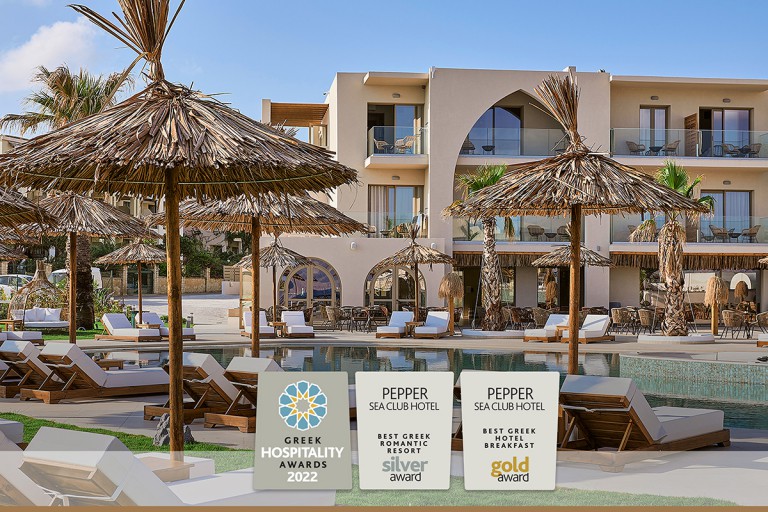 PEPPER SEA CLUB HOTEL AT THE GREEK HOSPITALITY AWARDS 2022