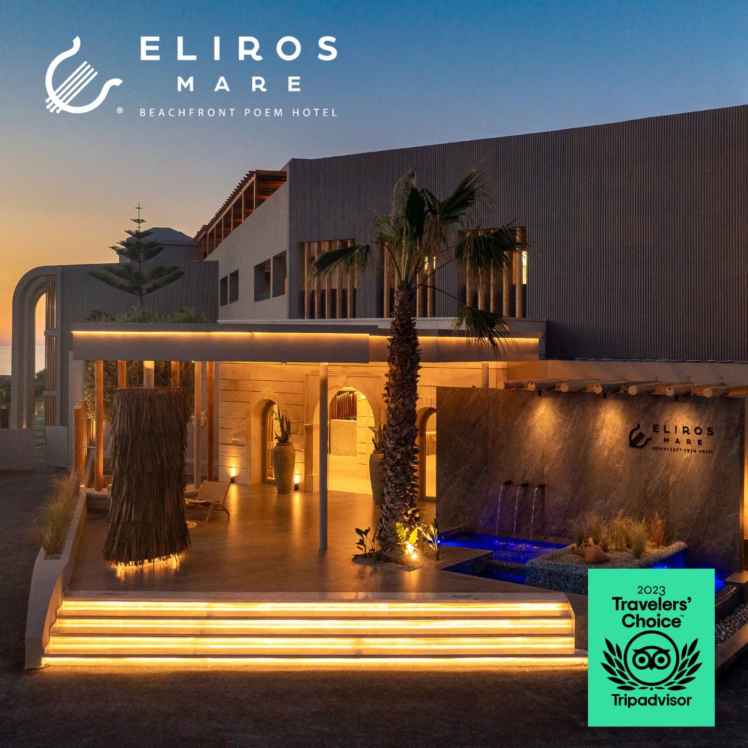 ELIROS MARE HOTEL WINS TRAVELERS’ CHOICE 2023 AWARD BY TRIPADVISOR