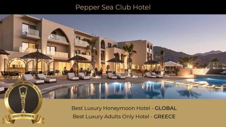 Pepper Sea Club Hotel Triumphs with Dual Accolades at World Luxury Awards 2023