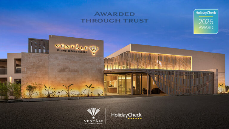 Ventale Island Breeze Resort Ranked 3rd Among the Top 10 Hotels in  Crete at HolidayCheck Awards 2026