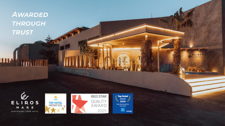 Eliros Mare Beachfront Poem Hotel Wins Multiple Prestigious Hospitality Awards