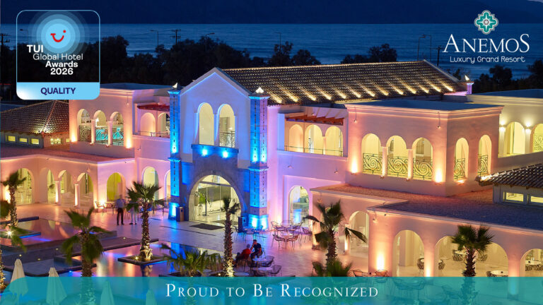Anemos Luxury Grand Resort Honored Once Again with the TUI Quality Award 2026