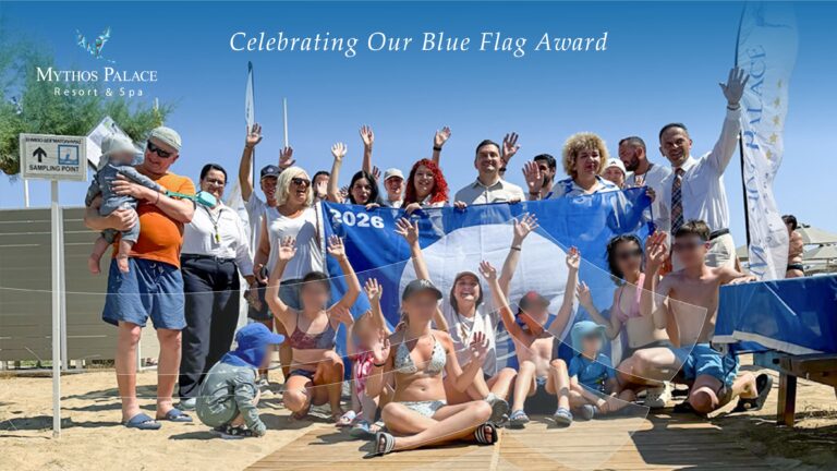 Mythos Palace Resort & Spa Celebrates Another Blue Flag Distinction